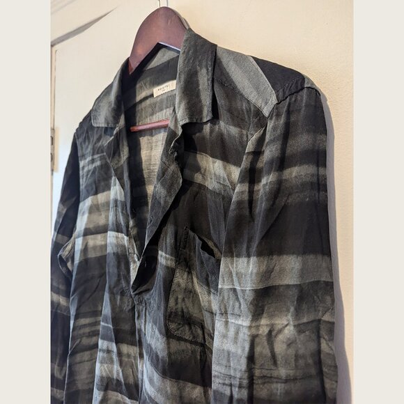 BOGLIOLI - 100% Viscose patterned pull-on shirt - Sz 40 / 15.75 - Picture 2 of 9